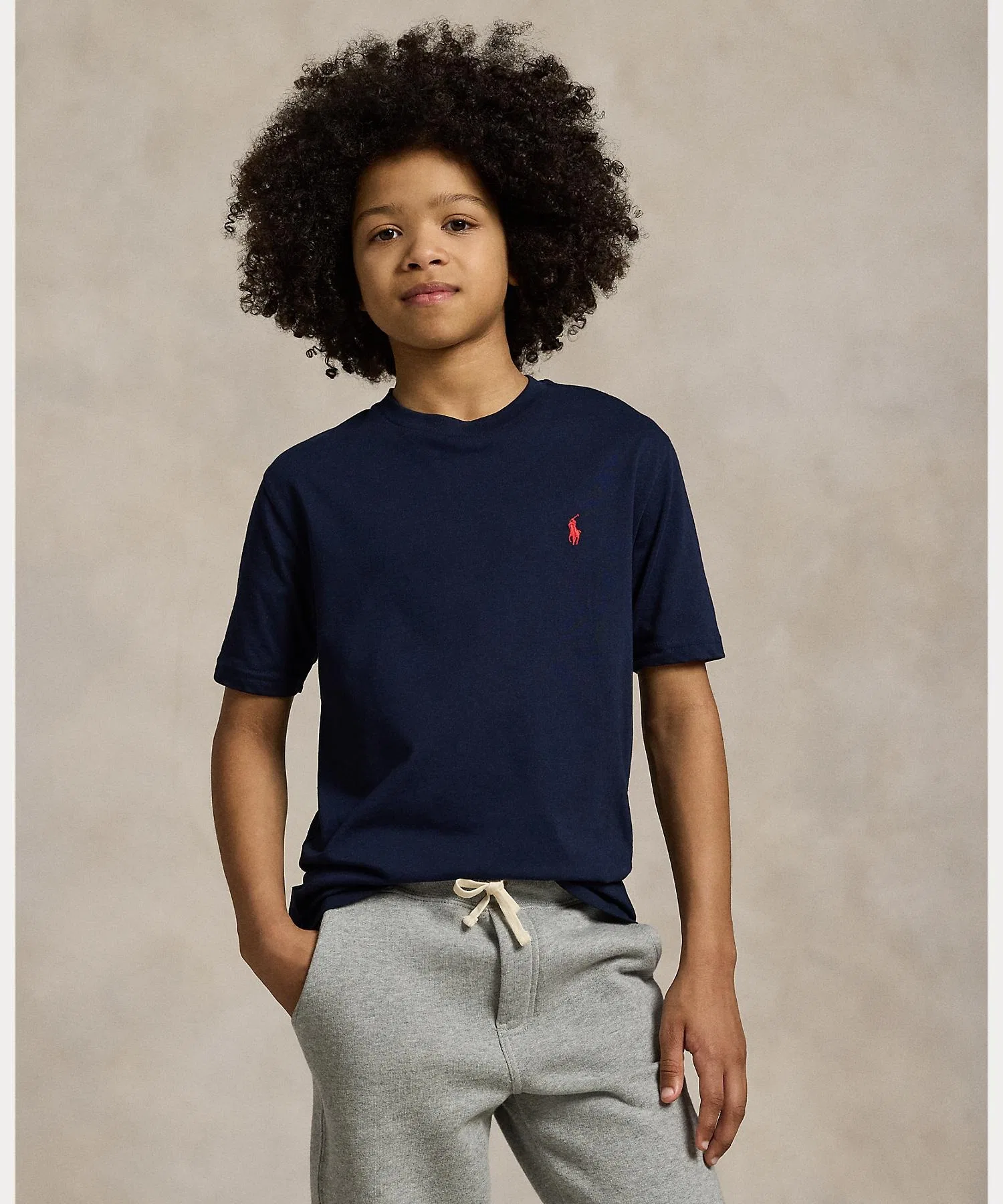 Детская футболка POLO RALPH LAUREN CHILDRENSWEAR Cotton Jersey Crew Neck