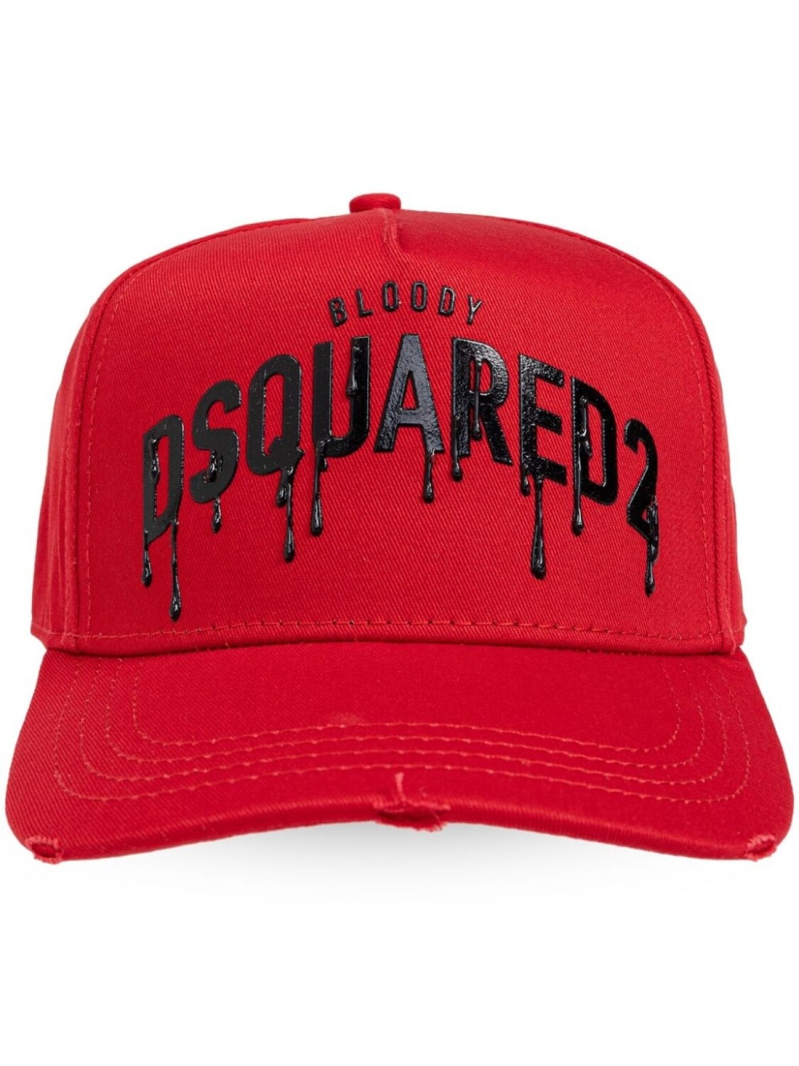 

DSQUARED2 бейсболка с вышитым логотипом, красный