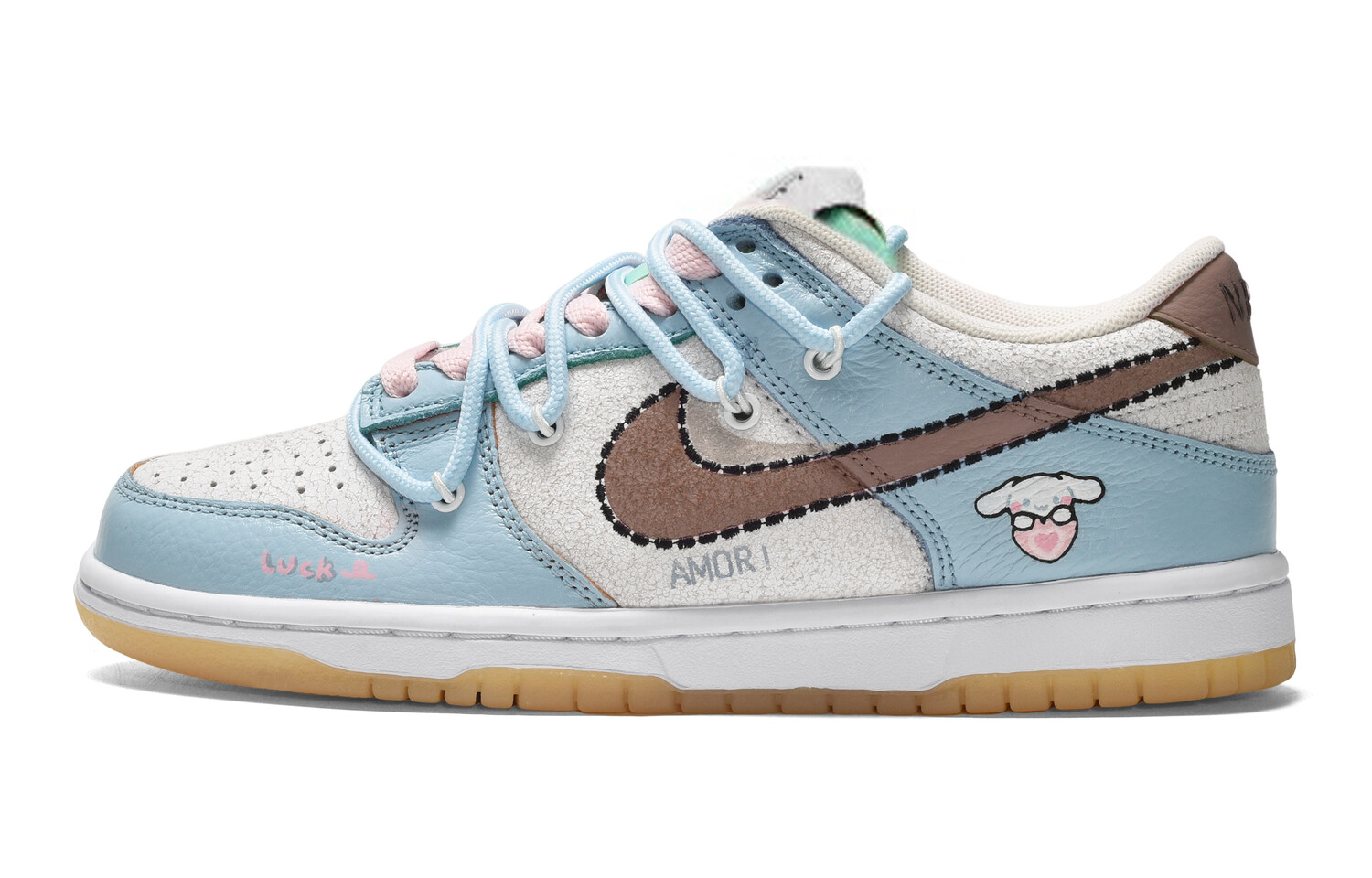 

Женские кроссовки для скейтбординга Nike Dunk, Blue/Brown