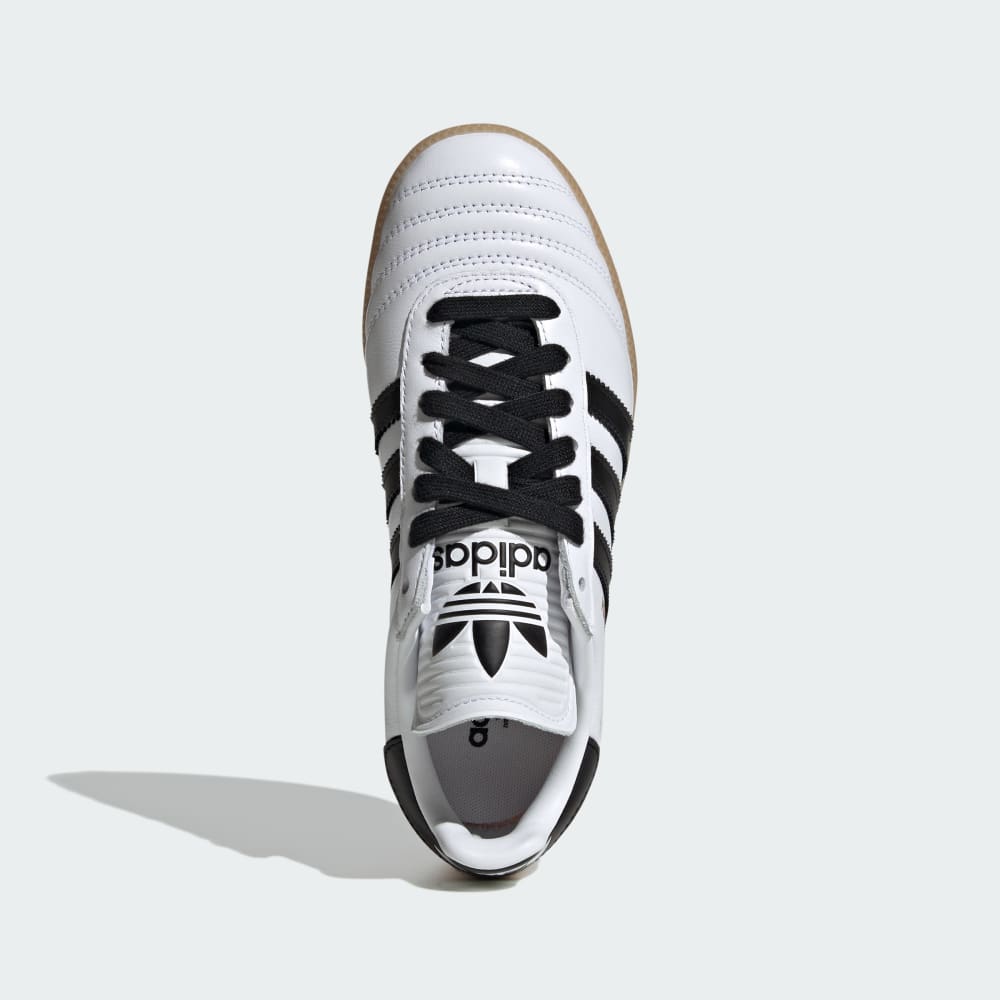 Кроссовки Adidas Samba JP Shoes Kids, цвет Cloud White/Core Black/Gum — фото 2