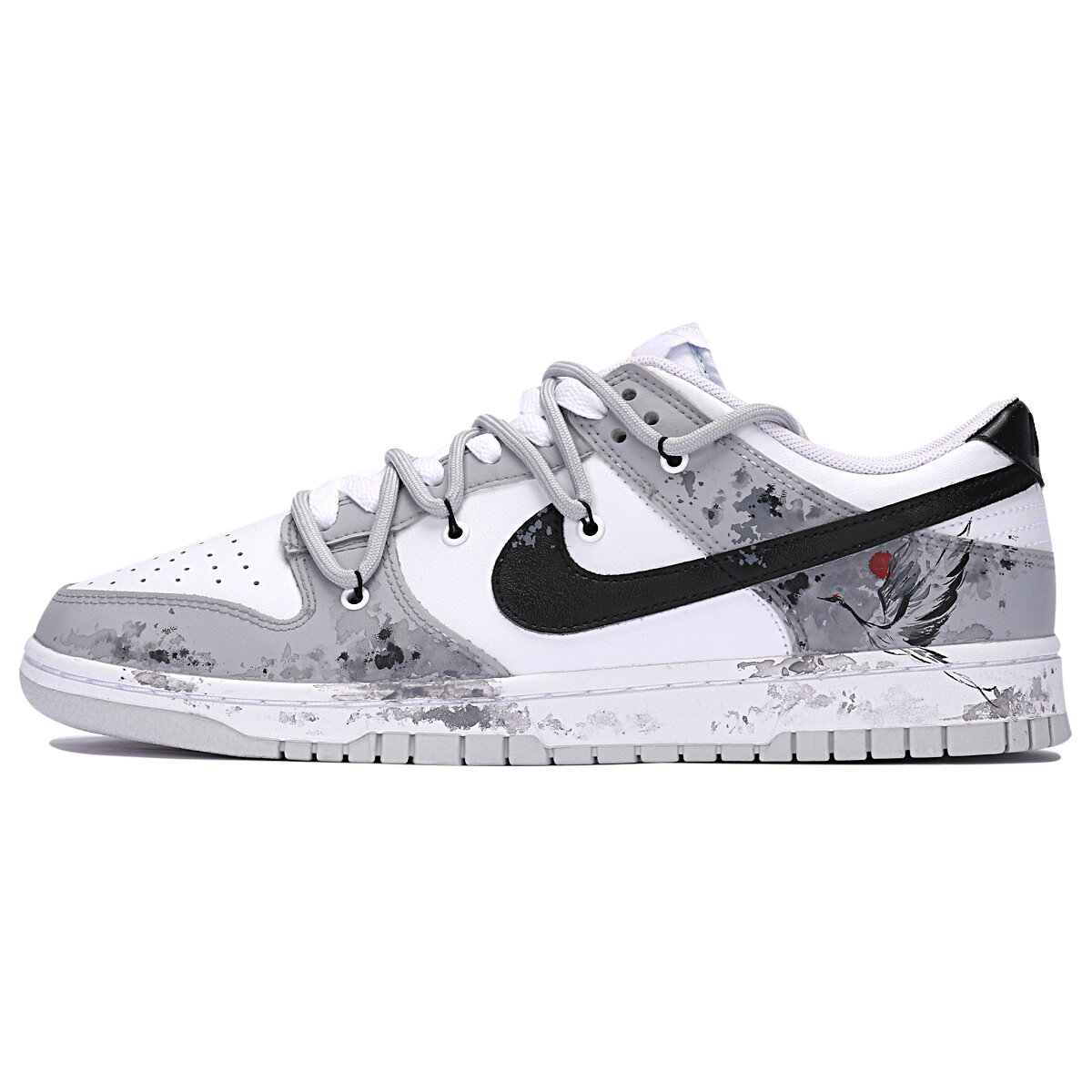 

Мужские кроссовки для скейтбординга Nike Dunk, Black/White/Gray