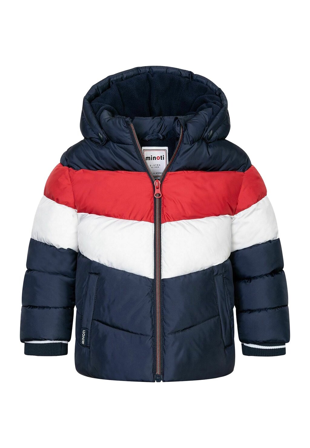 

Куртка зимняя CHEVRON PUFFER MINOTI, цвет blue red white