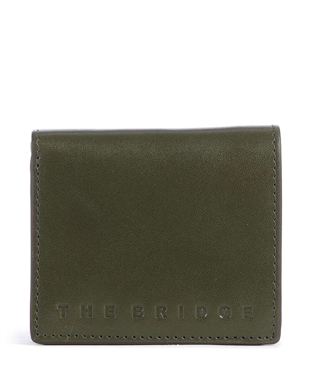 

Кошелек Giacomo RFID из мелкозернистой коровьей кожи The Bridge, хаки