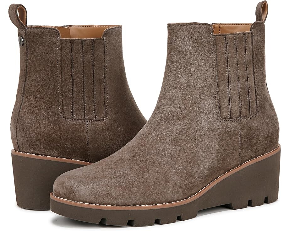 

Ботинки VIONIC Aria Booties, цвет Stone Grey Waxed Suede