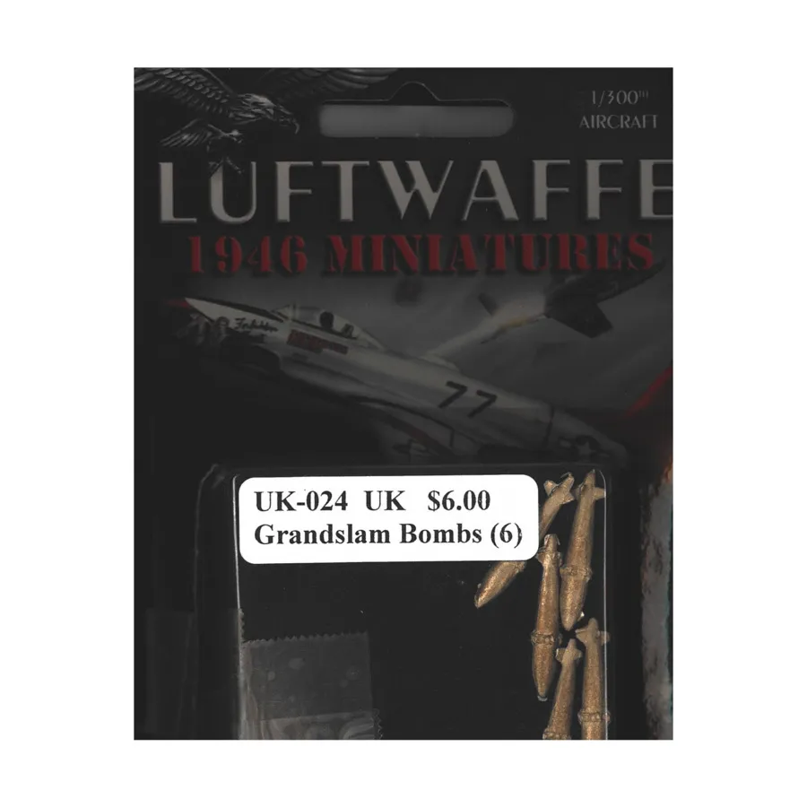 

Бомбы Большого шлема, Luftwaffe 1946 Miniatures - Accessories (1:300)