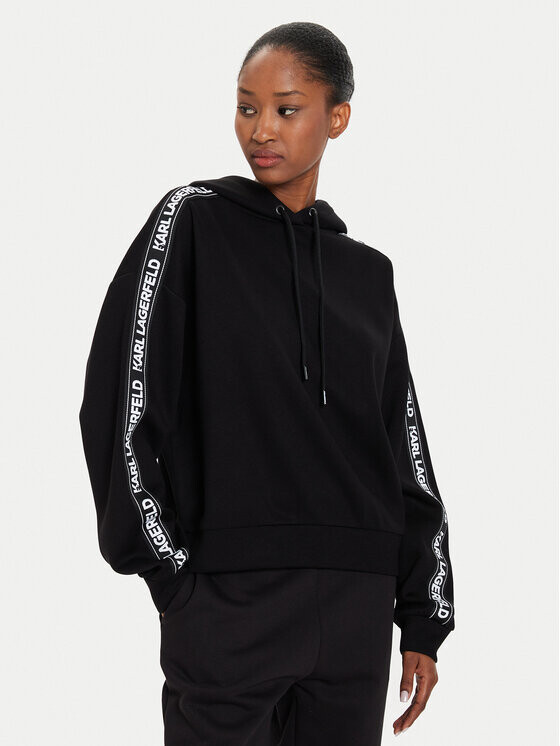 

Толстовка regular fit Karl Lagerfeld, черный