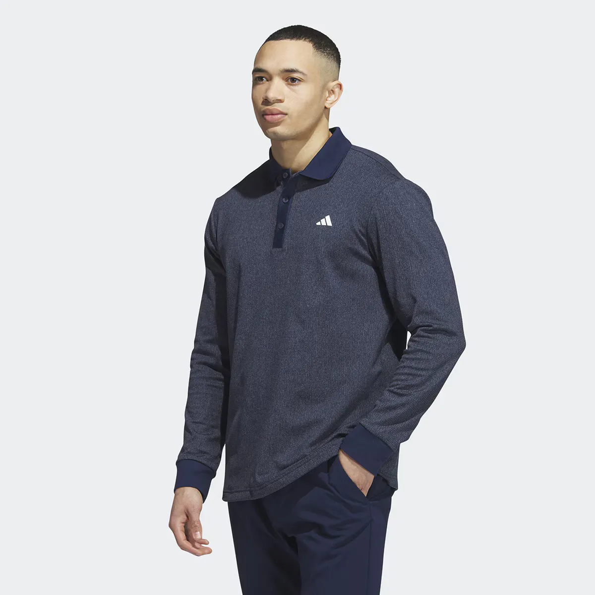 

Мужская футболка Essentials Heathered adidas, темно-синий