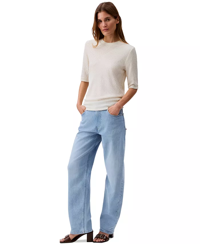 

Женские джинсы 90-х свободного кроя с эффектом стрейч Calvin Klein Jeans, синий