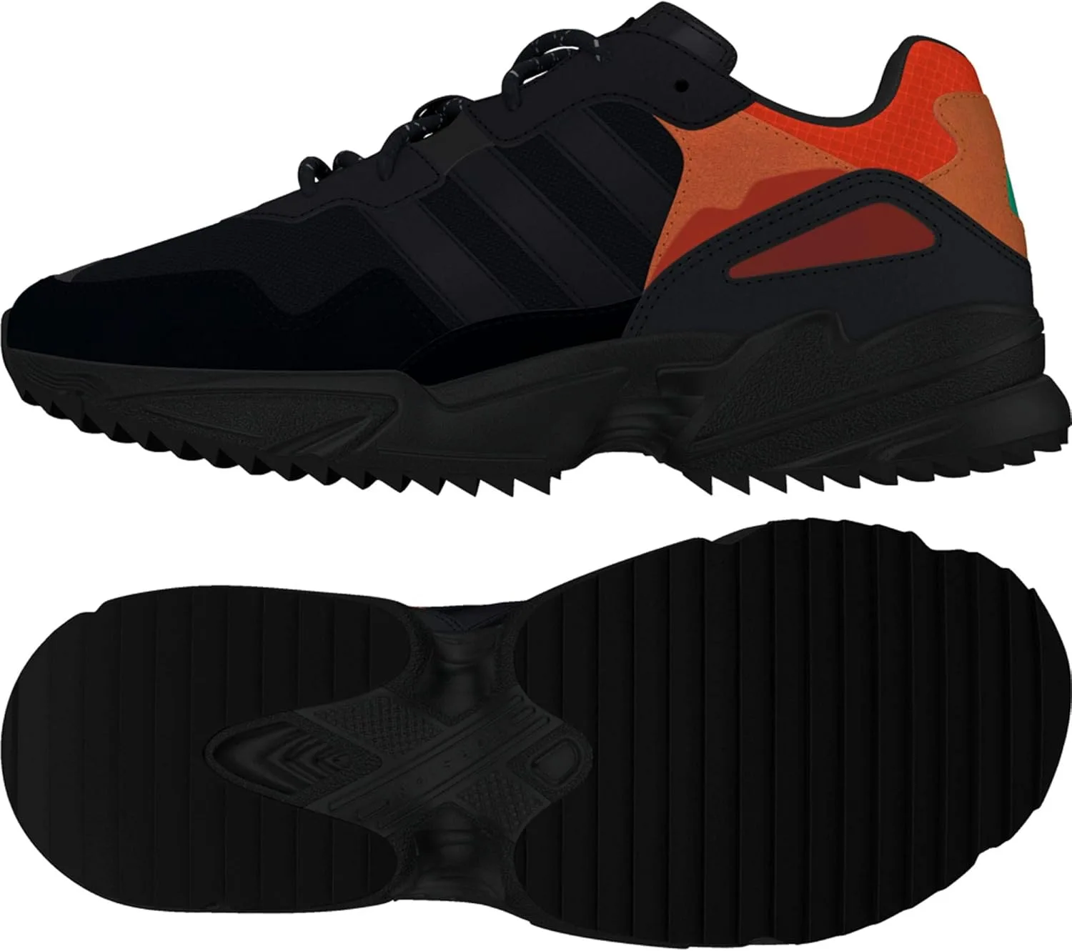 Мужские кроссовки Adidas Yung-96 Trail, оранжевый — фото 2