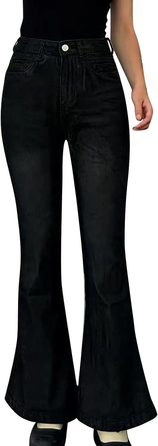 

Джинсы для женщин High Waisted Bootcut с эффектом стройнящего стрейча