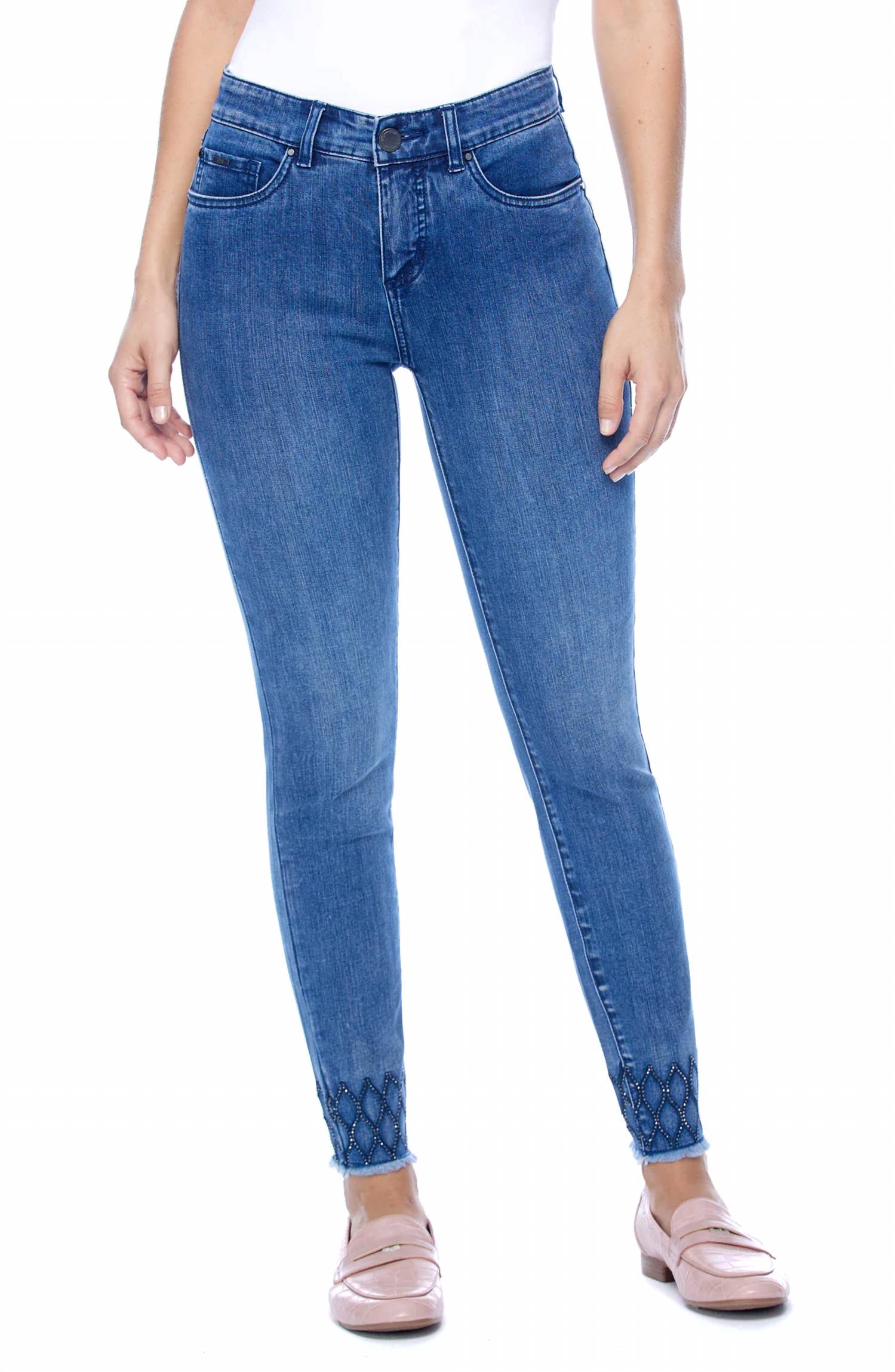 

Джинсы Christina Ankle Jeans из темного денима FDJ, цвет dark denim