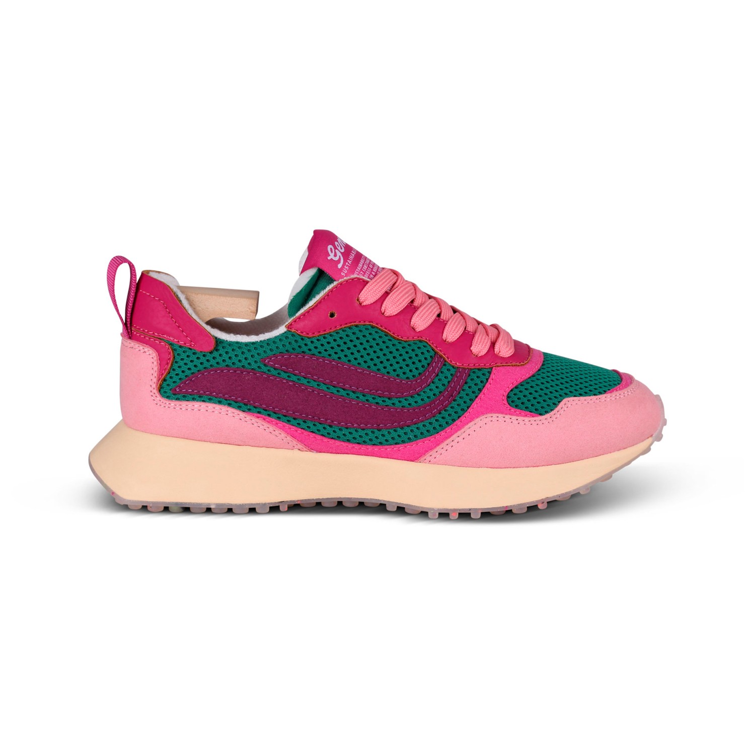 

Кроссовки Genesis Footwear Women's G Marathon Multimesh, цвет Plum/Forest/Dragonfruit, Коричневый, Кроссовки Genesis Footwear Women's G Marathon Multimesh, цвет Plum/Forest/Dragonfruit