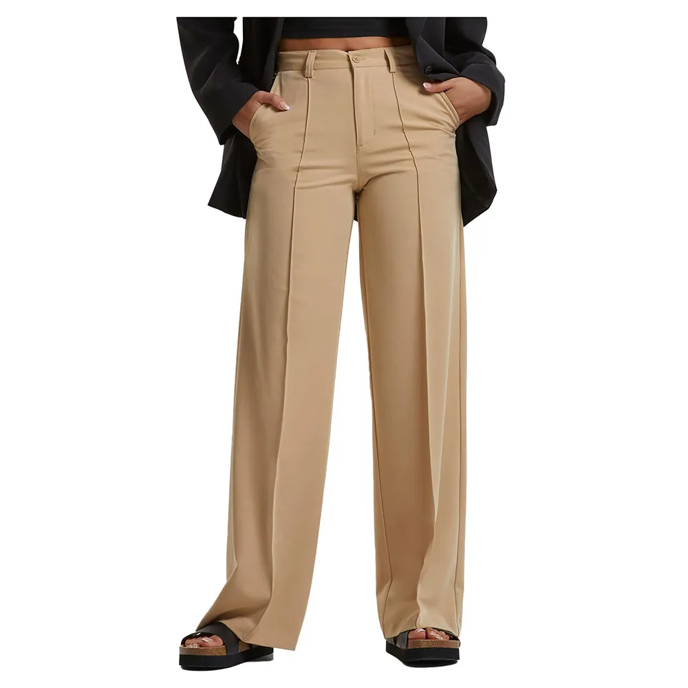 

Брюки Urban Classics Wide Pleated, бежевый