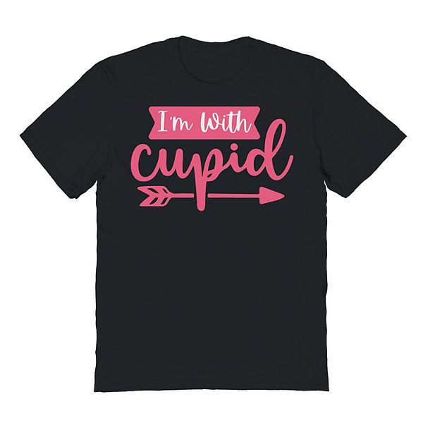 

Мужская футболка с принтом i'm with cupid Licensed Character