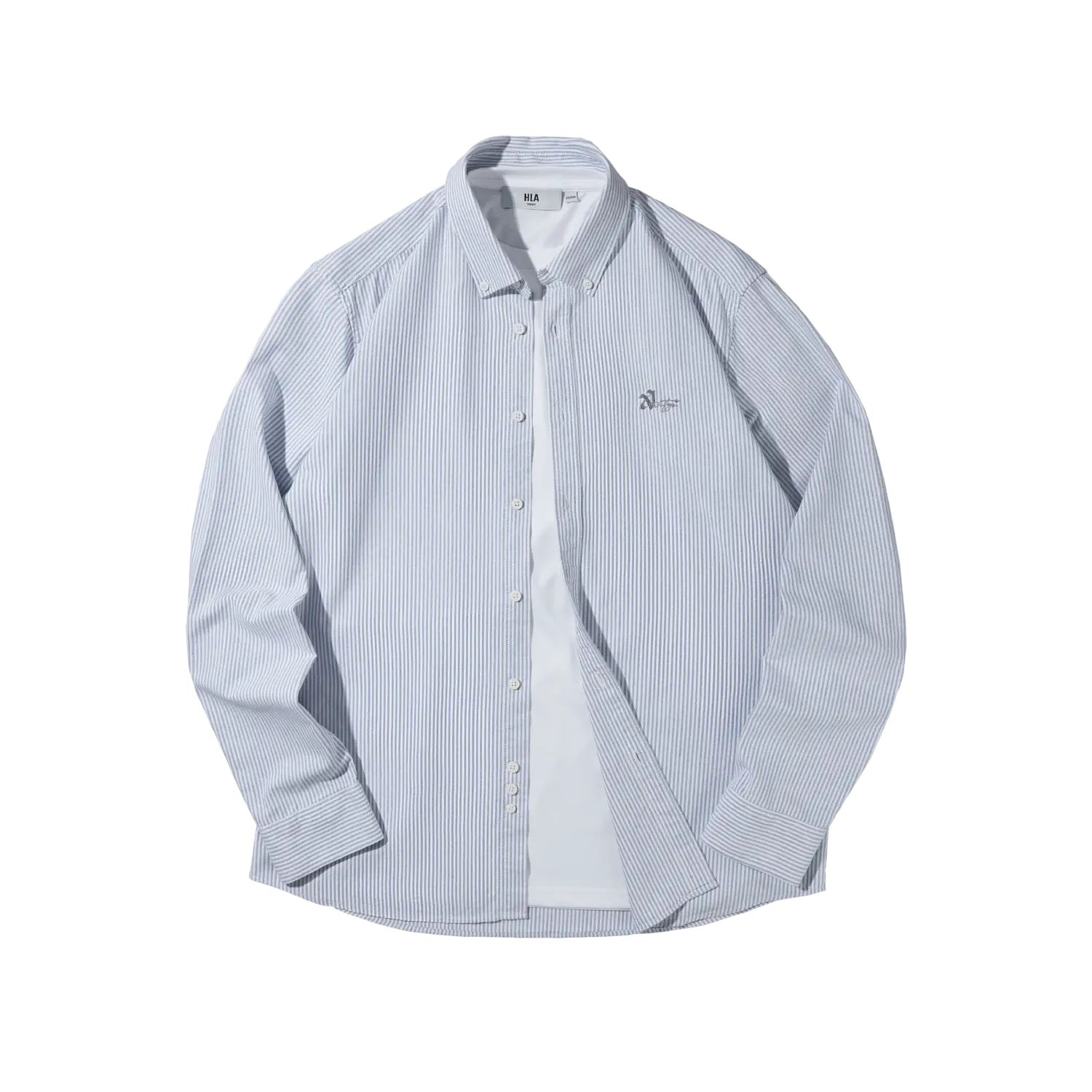 

Футболка мужская HLA, полоски хаки 49