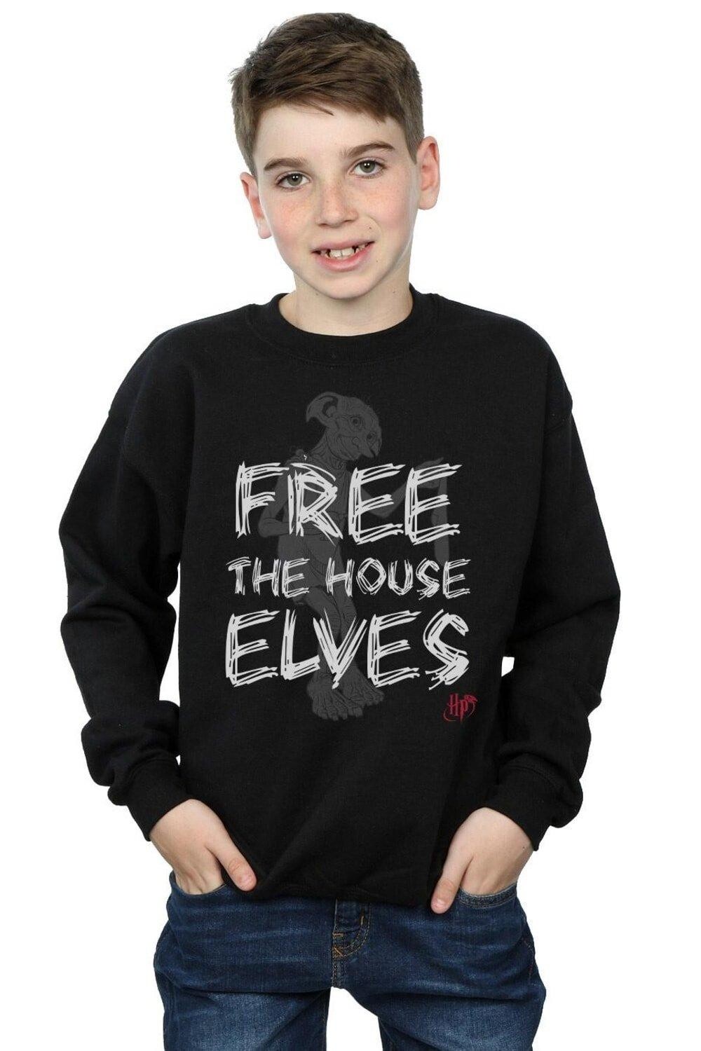 

Толстовка Dobby Free The House Elves Harry Potter, черный