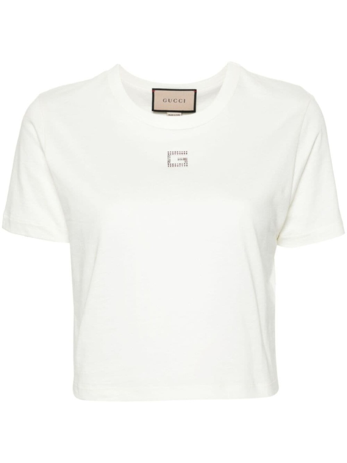 

Футболка с декором Square G Gucci, белый