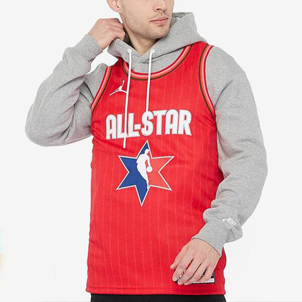 Майка Air Jordan NBA AllStar Edition Swingman Jersey Russell Westbrook NBA2020 Red, красный — фото 3