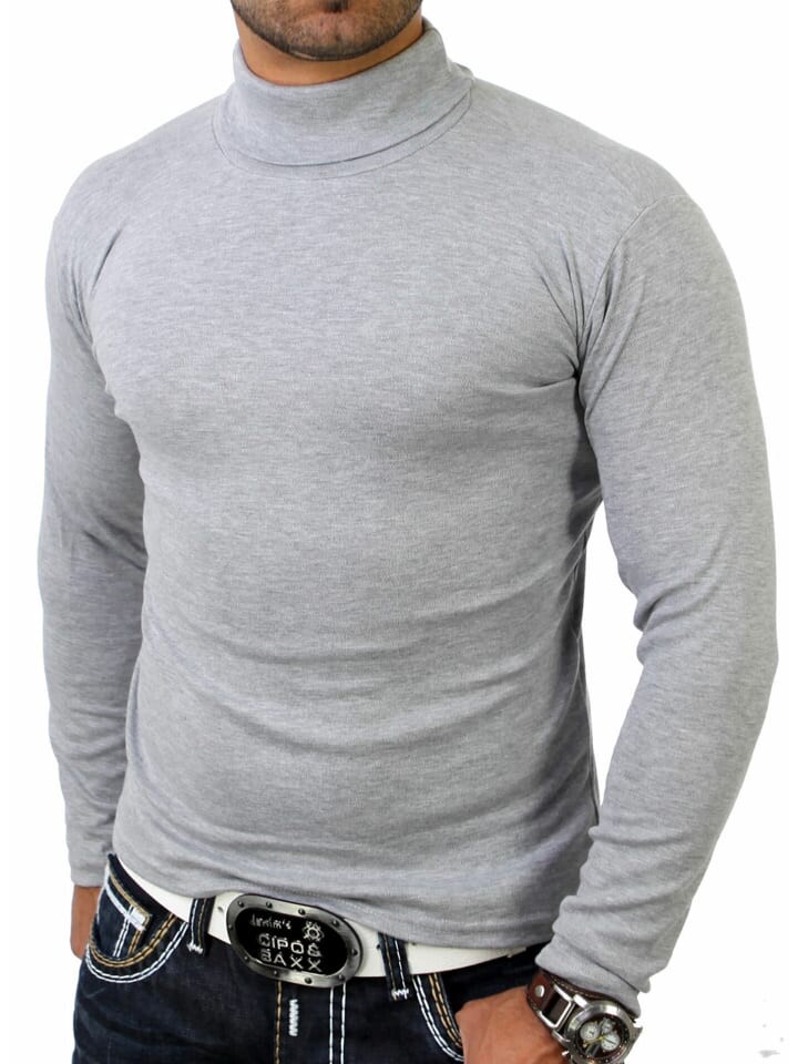 

Толстовка RESLAD Sweatshirt sportlicher Rolli, серый
