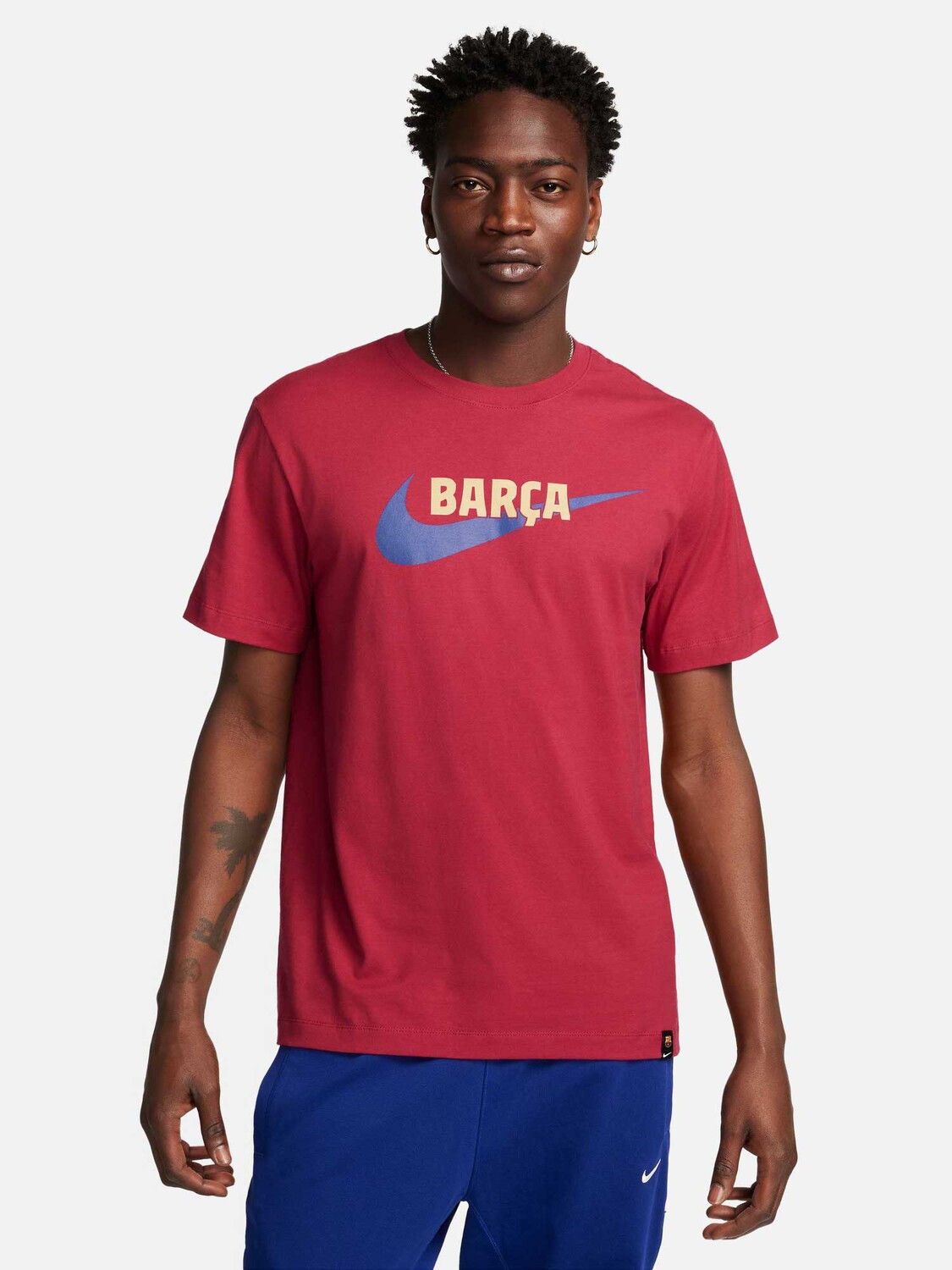 

Футболка Nike FCB M NK SWOOSH TEE, красный