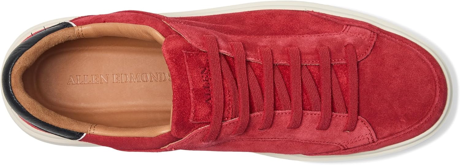Мужские кроссовки Allen Edmonds Oliver-2 в стиле классических туфель, красный — фото 2