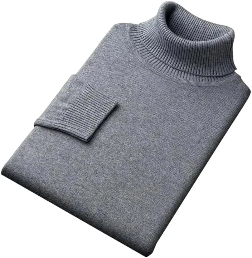 Мужской свитер Slim Fit с высоким воротником
