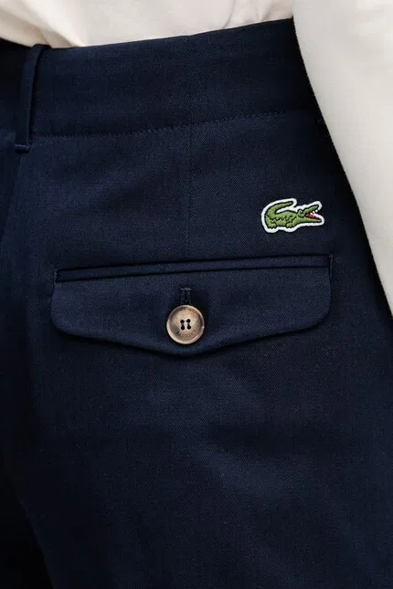 Шорты Lacoste темно-синий — фото 4