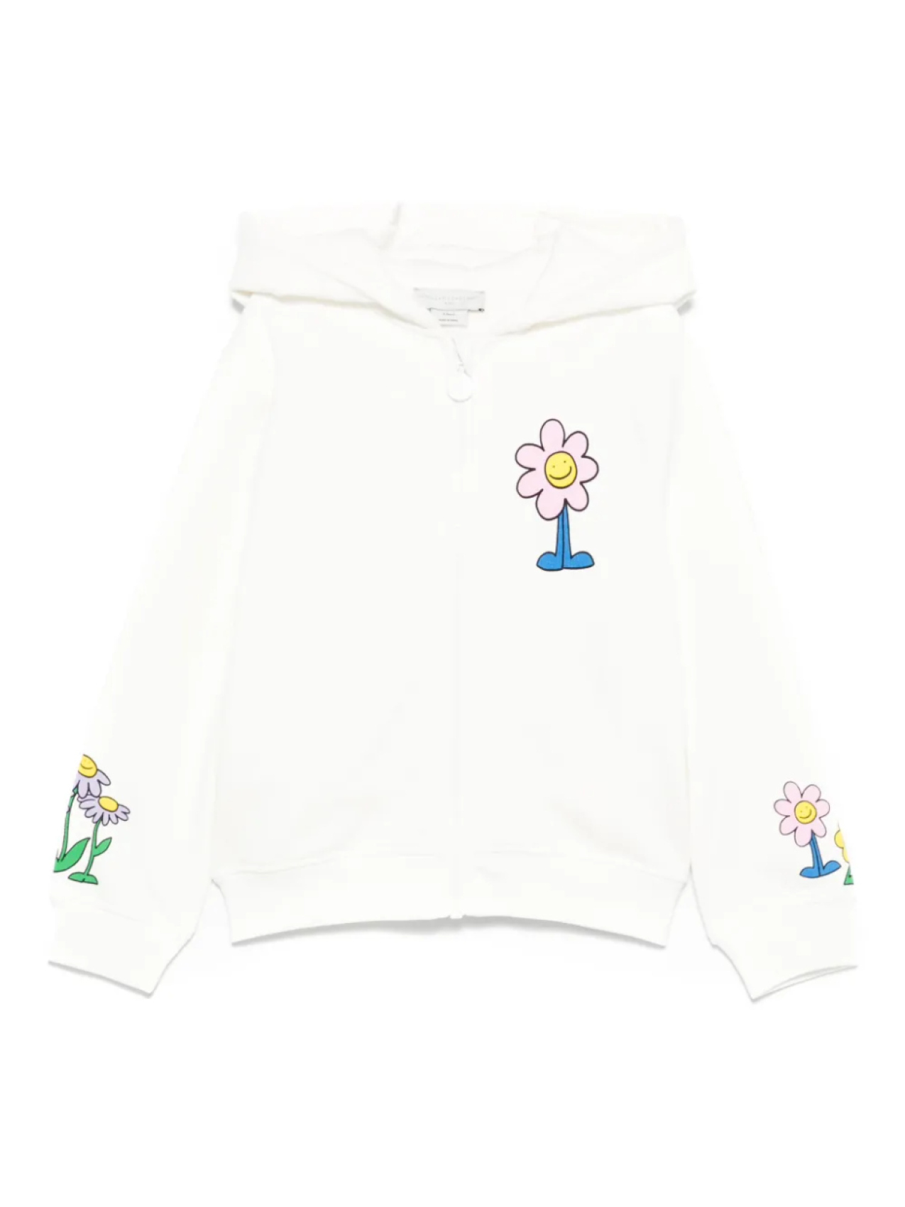 

Толстовка с цветочным принтом Stella McCartney Kids, белый