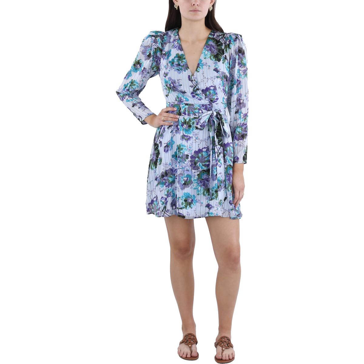 

Женское мини-платье-кимоно из полиэстера BCBGMAXAZRIA, мультиколор