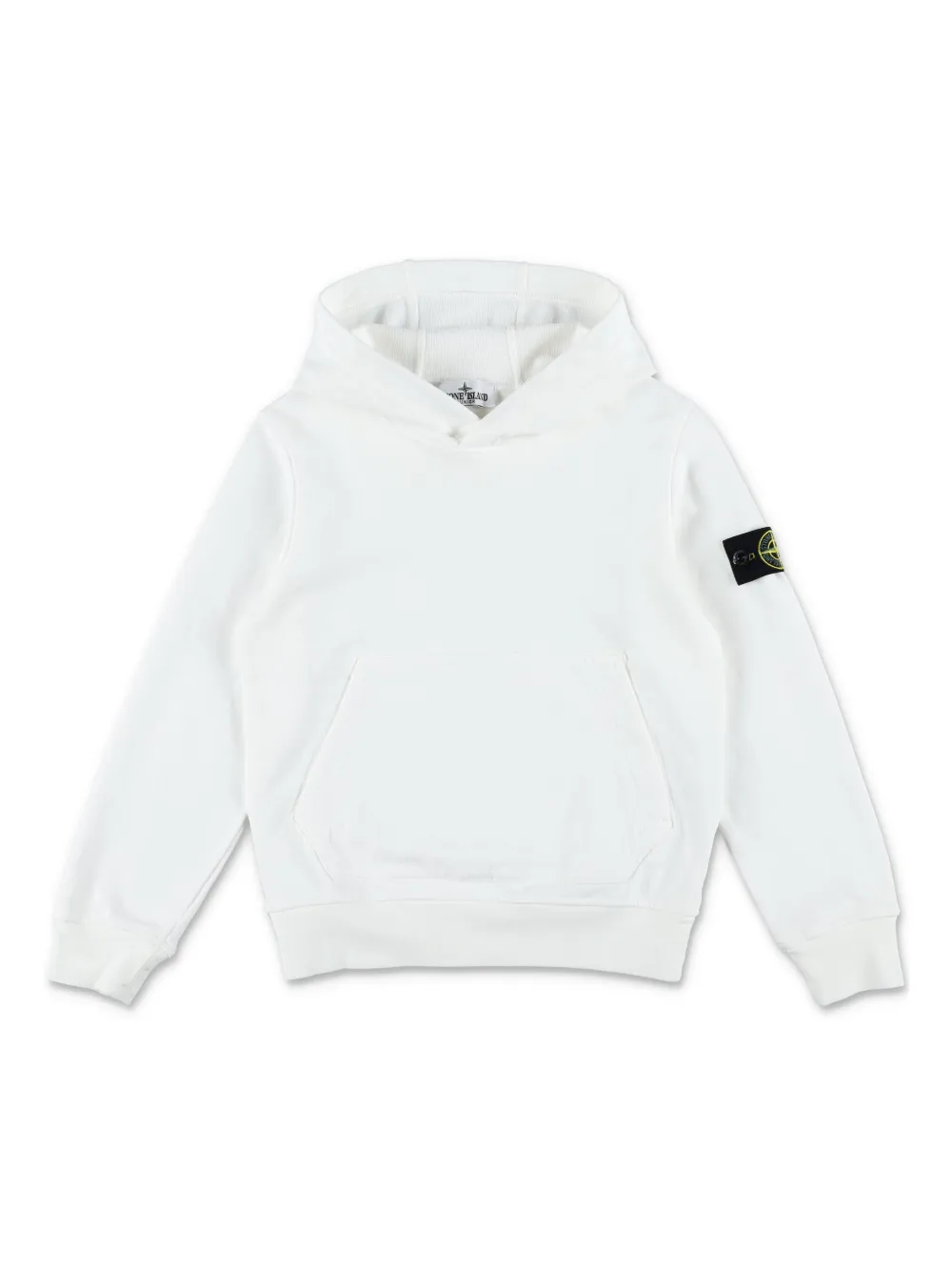 

Худи с нашивкой Compass Stone Island Junior, белый