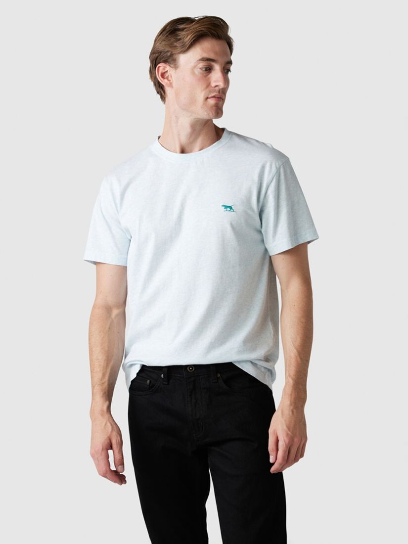 

Футболка приталенного кроя из австралийского хлопка Rodd & Gunn, туман