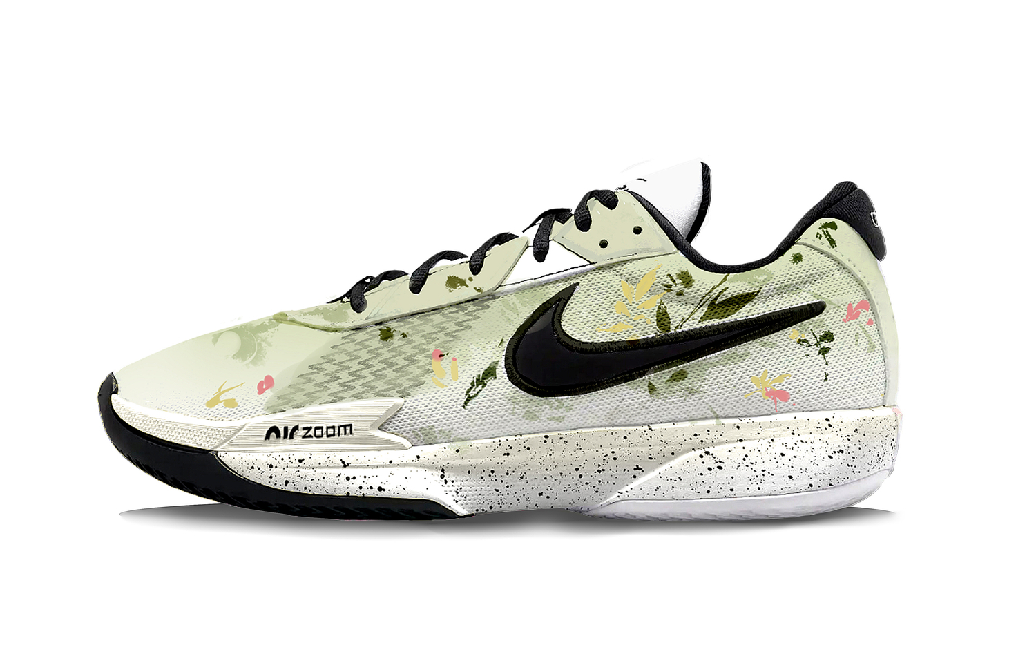 

Nike Зеленые баскетбольные кроссовки Air Zoom G.T. Cut Academy Mirror Flower Aqua Moon низкие унисекс, цвет Green