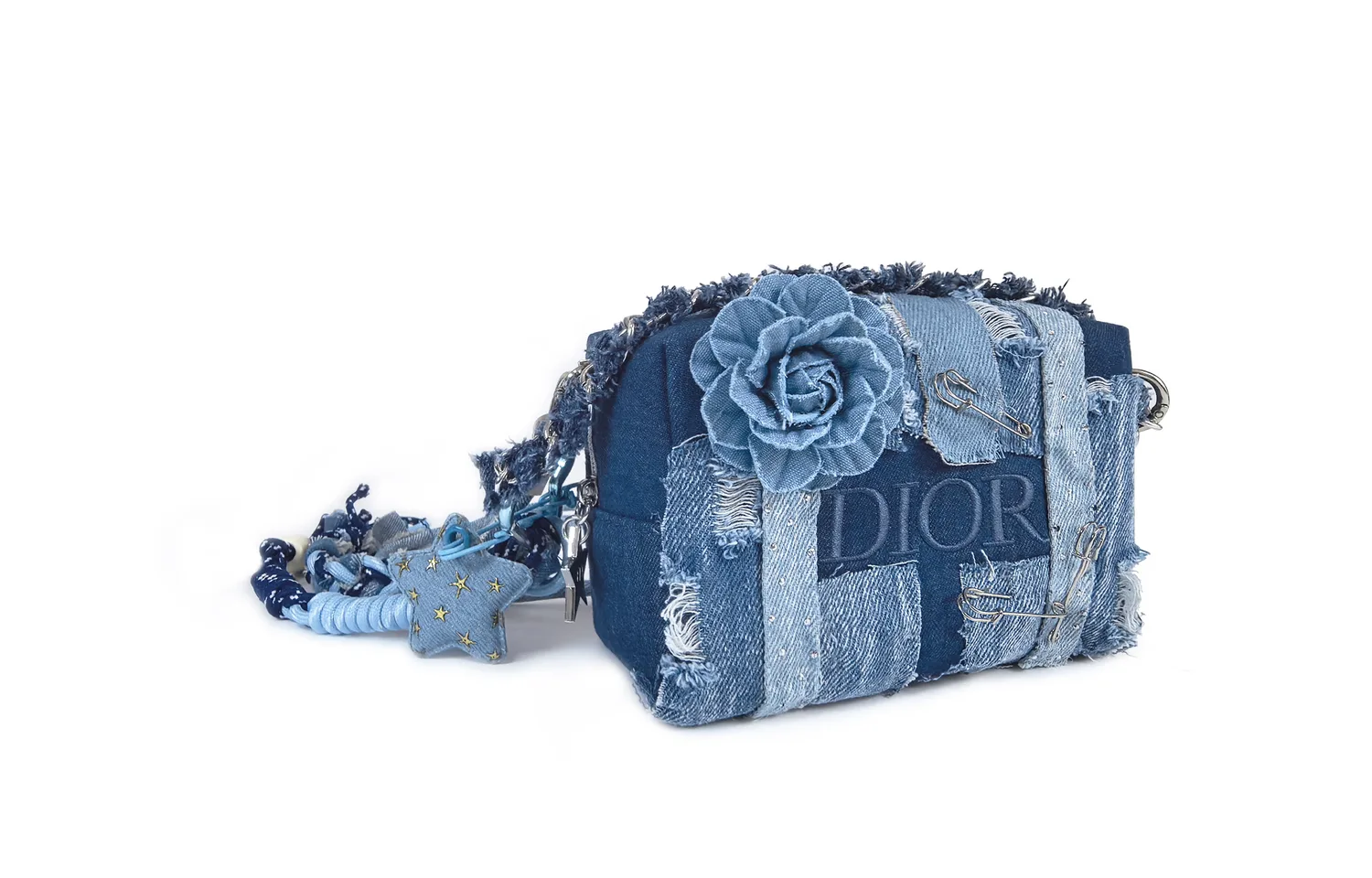 Индивидуальная косметичка из денима в стиле бохо DIOR, Cool Cloth Player--Box — фото 4