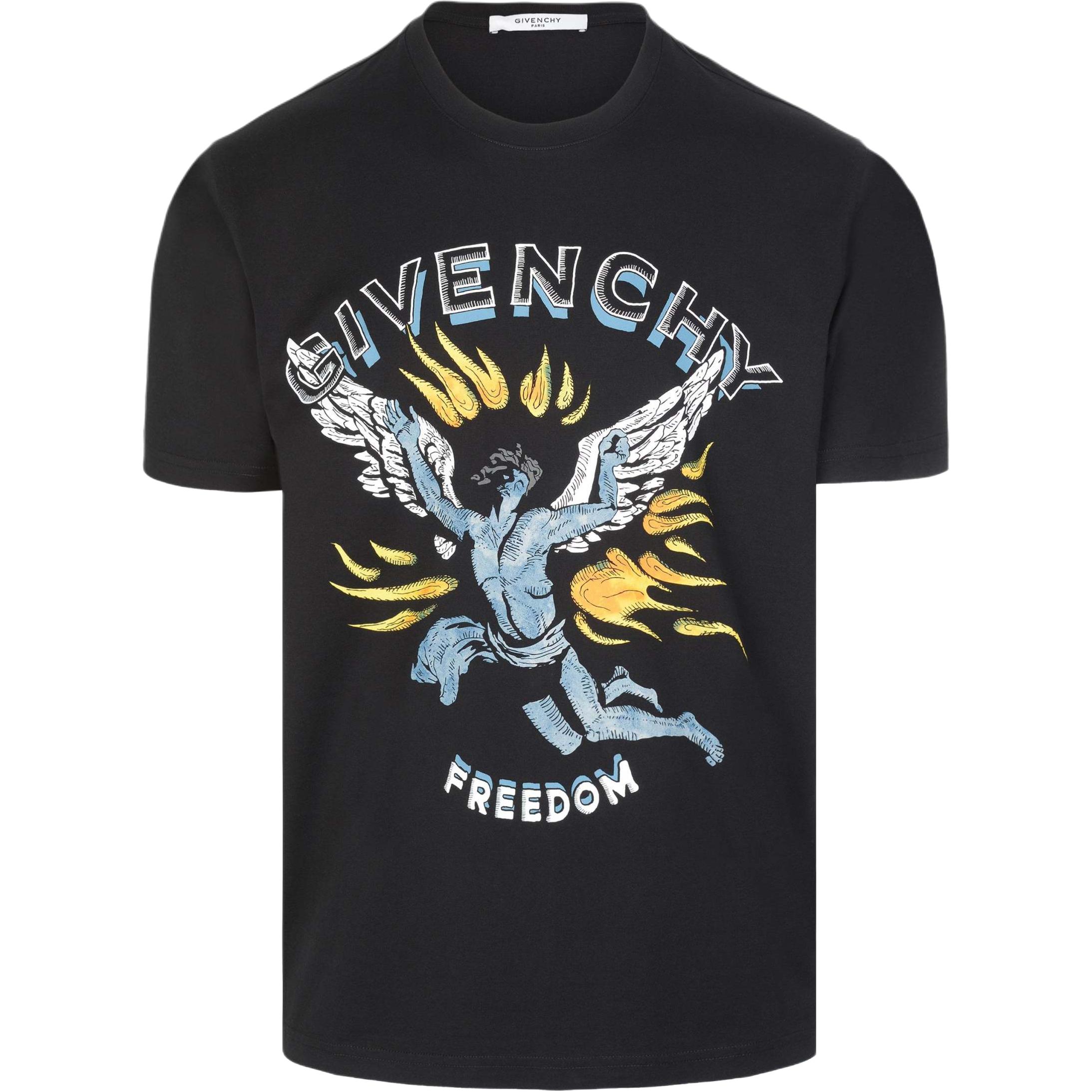 

Givenchy Футболка мужская черная, Черный, Givenchy Футболка мужская черная