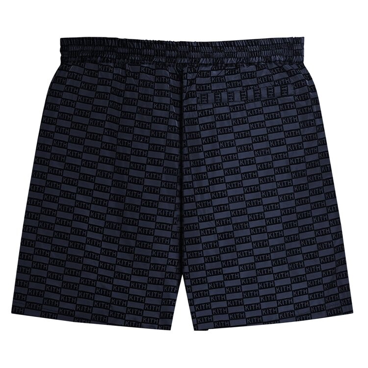 

Шорты Kith Flocked Monogram Mason Short, синий
