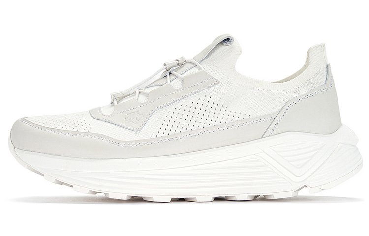 

DUALIS Легкие низкие кеды мужские белые DESCENTE, WT-White