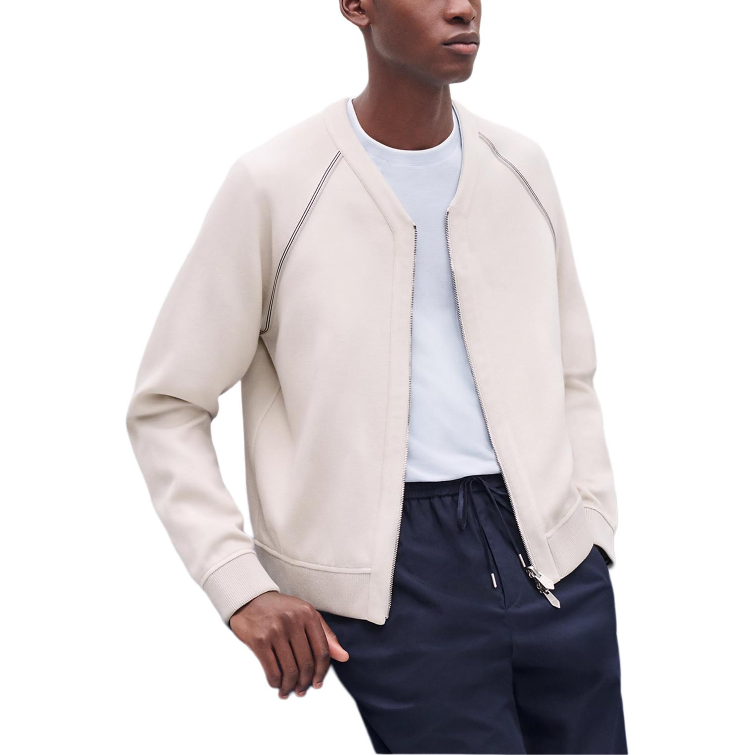 

HERMES Куртка мужская mist white