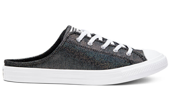 Тапочки chuck taylor all star dainty mule metal black pedal casual canvas shoes Converse, черный — фото 2