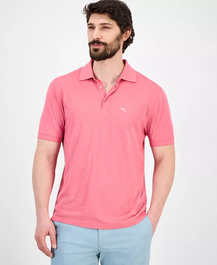 

Мужская поло Portola Point с полосками Space-Dyed Tommy Bahama, розовый