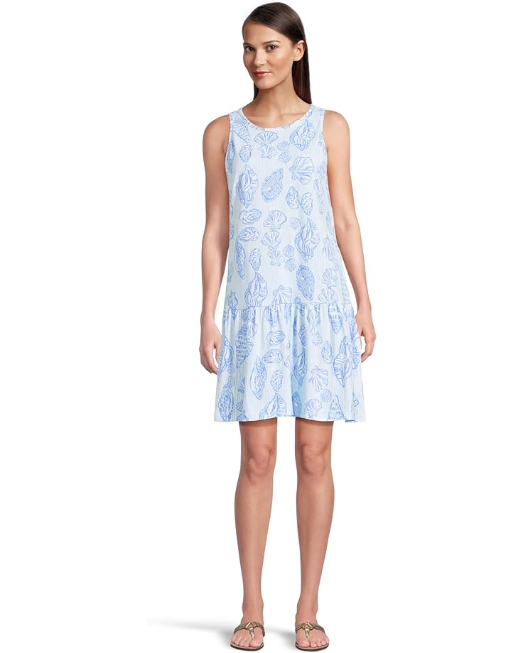 

Платье Lilly Pulitzer Dixi Dress, цвет Fresh Water Blue Cool As Shell