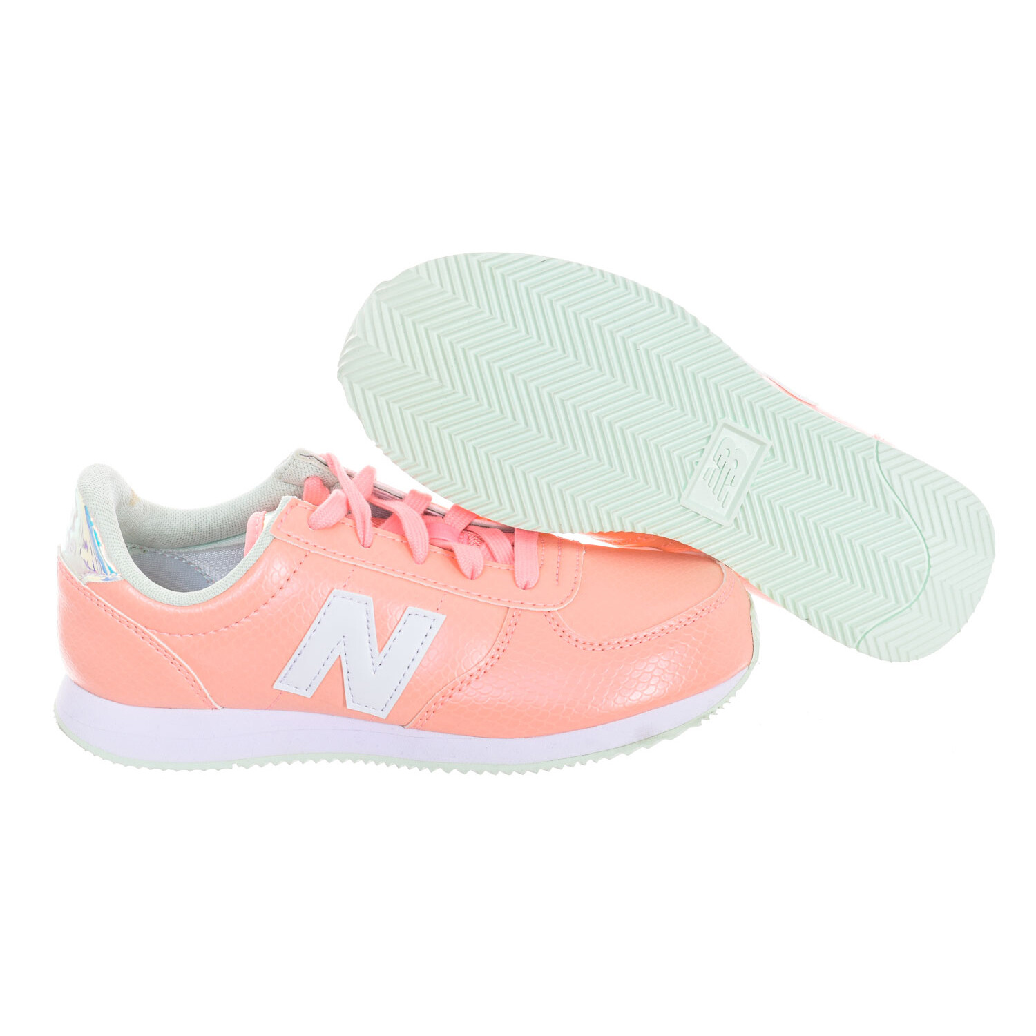 Спортивные туфли на шнуровке yc220 New Balance, оранжевый — фото 4