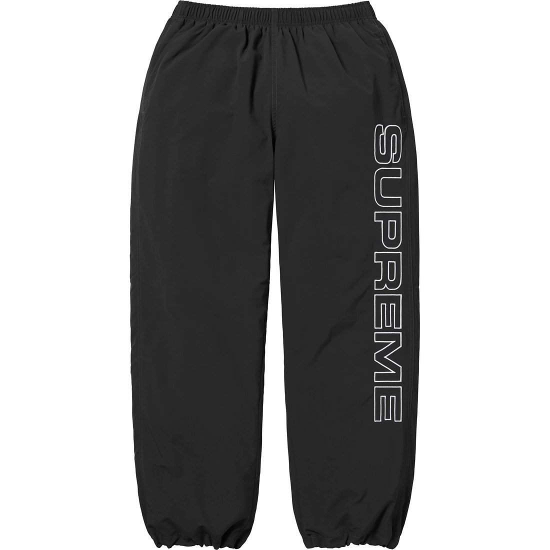 

Спортивные брюки с вышивкой Spellout Supreme, серый/серый