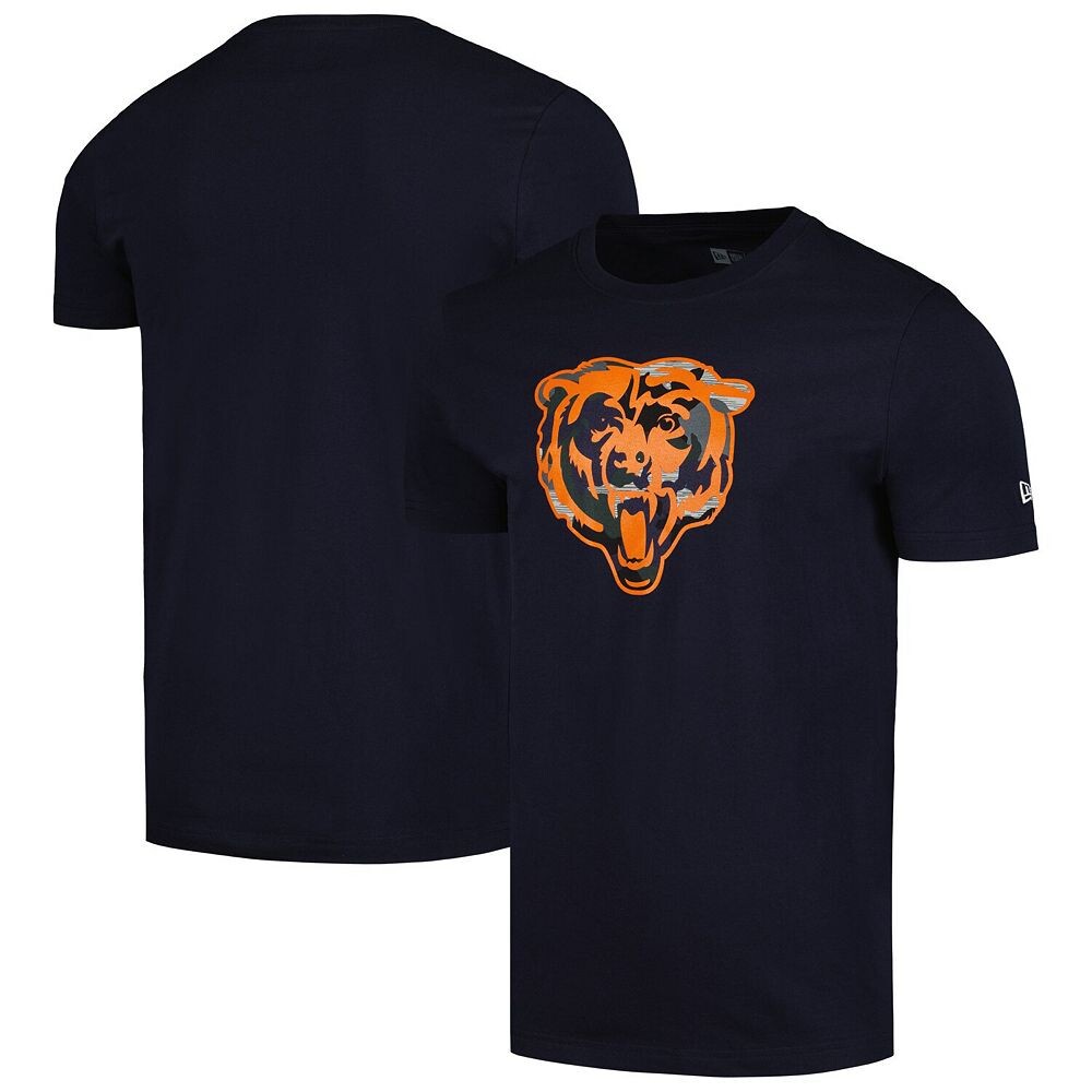 

Мужская темно-синяя футболка с камуфляжным логотипом New Era Chicago Bears, цвет Brs Navy
