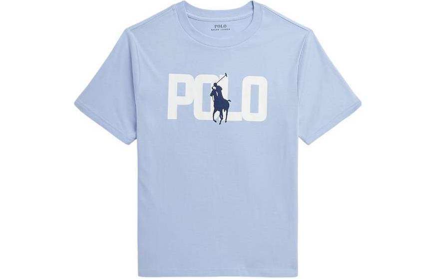 Футболка светло-голубая детская Polo Ralph Lauren — фото 2