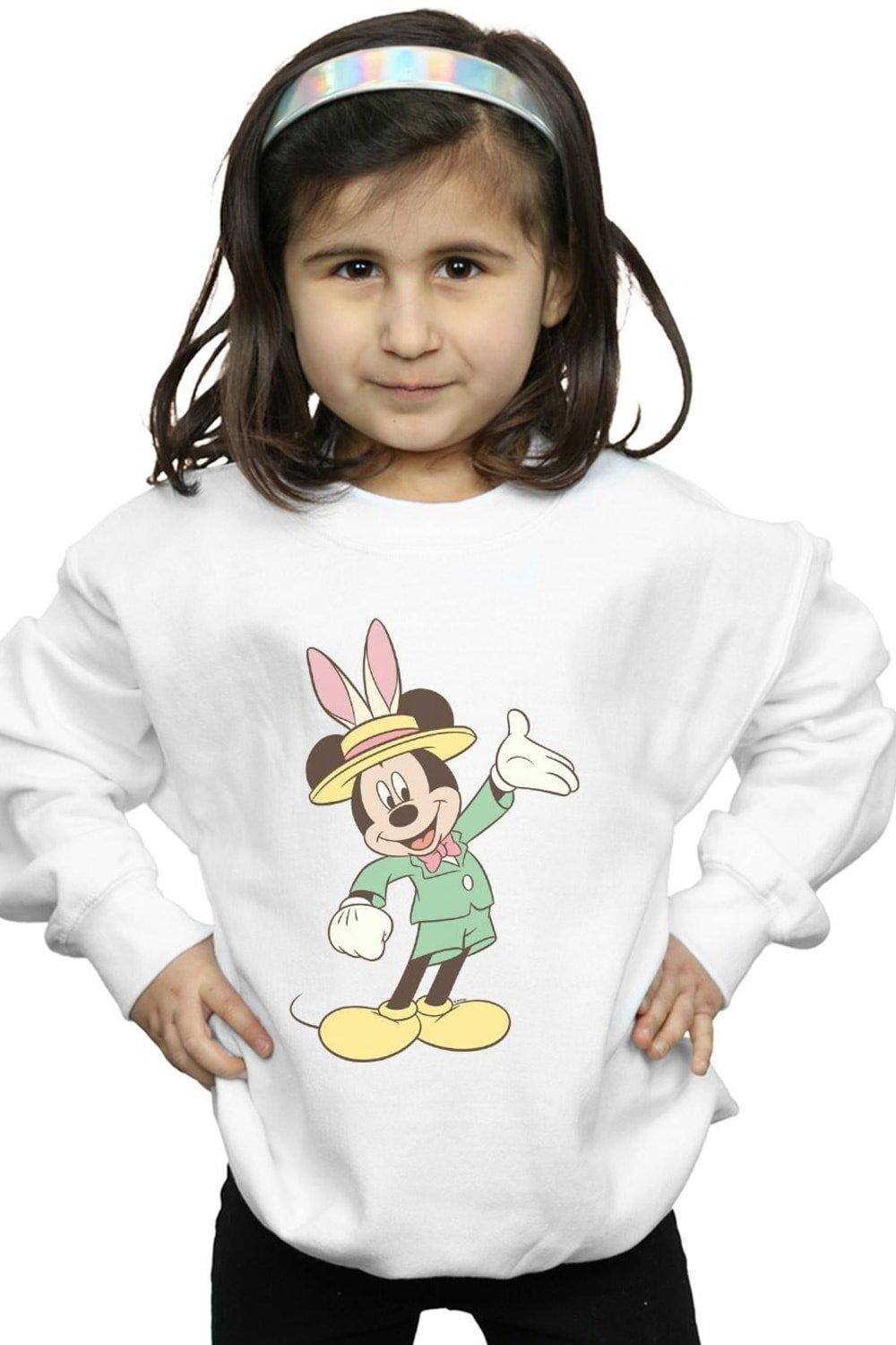 

Толстовка с Микки Маусом и пасхальным кроликом Disney, белый