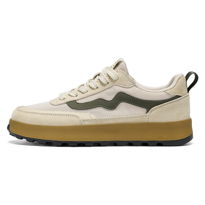 

AD Скользоустойчивые износостойкие дышащие мужские лоу-топы бежево-зеленые, цвет Beige Green