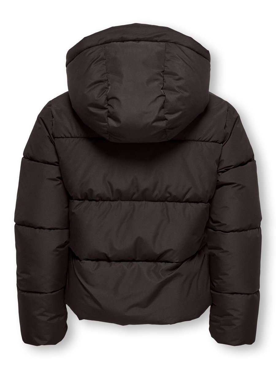 Зимняя куртка ONLY GIRLS KOGJUTA LIFE SHORT PUFFER, Chocolate Torte/Dark Brown — фото 3