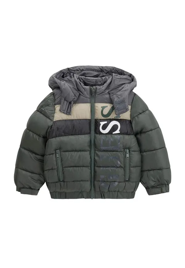 Зимняя куртка с логотипом stepp Guess, Mehrfarbig Grün