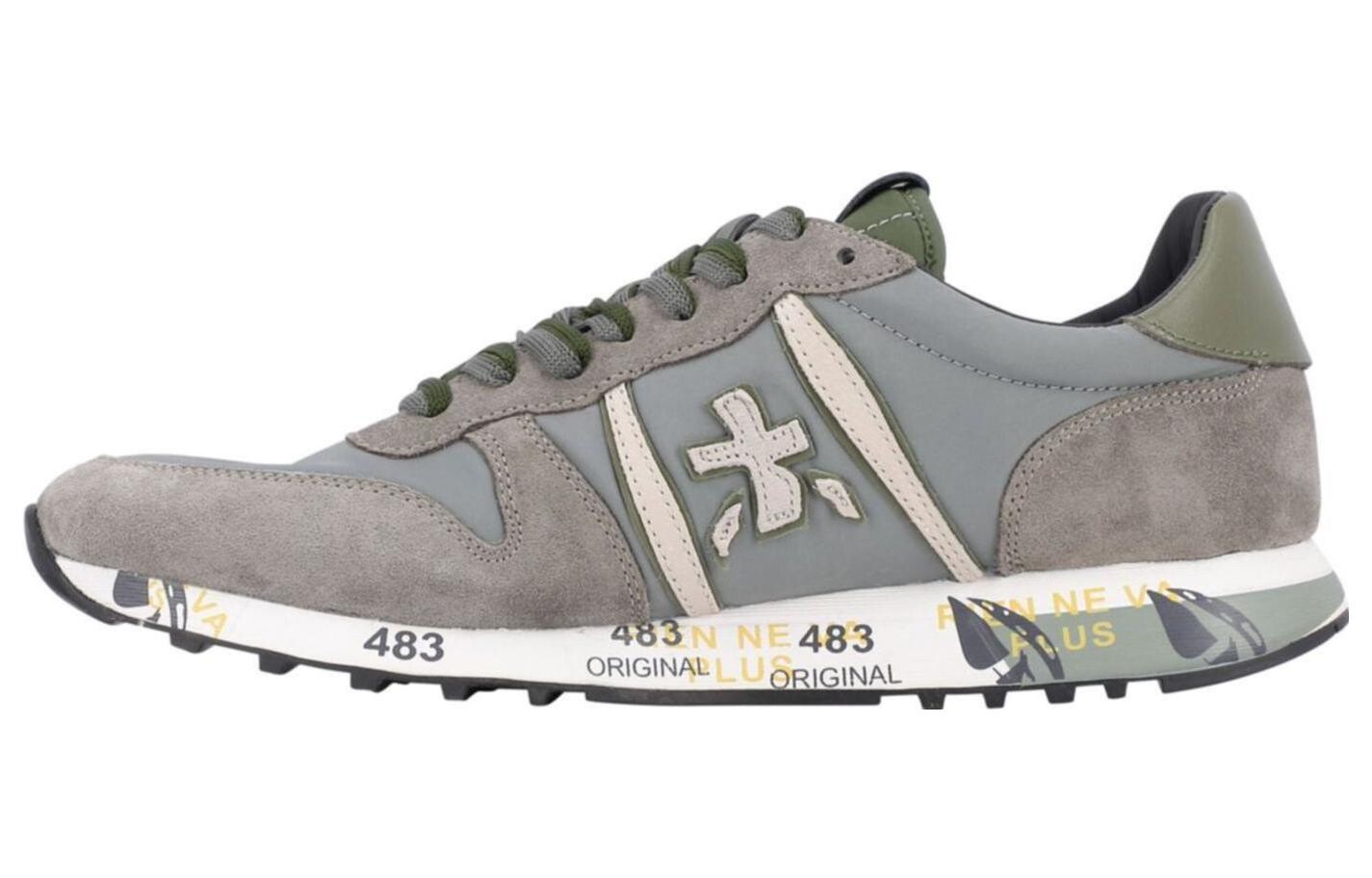 

Кроссовки Premiata Lifestyle Shoes Men Low-top Gray, серый
