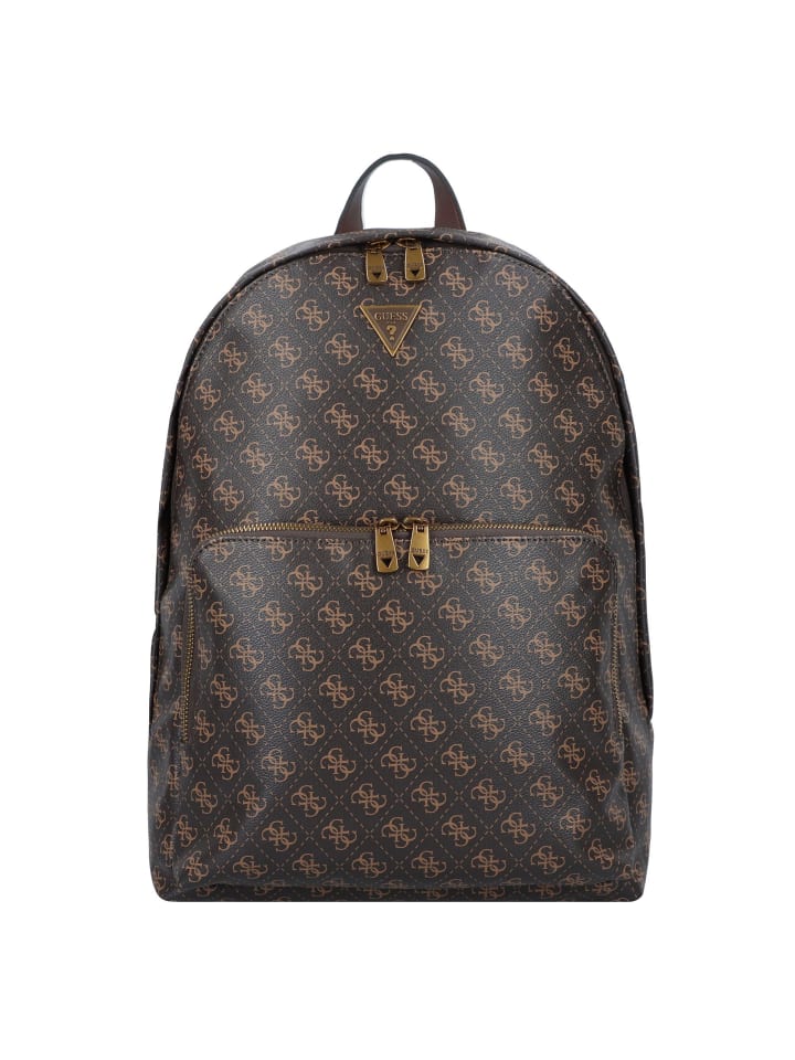 

Рюкзак Guess, цвет brown-ochre-burgundy